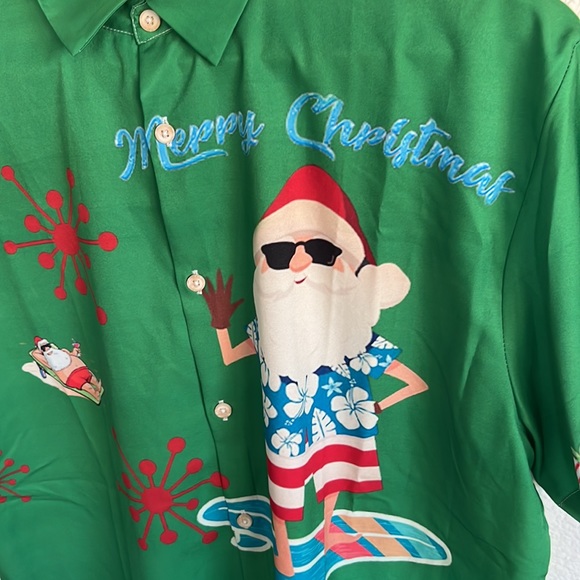Christmas Aloha Shirt - Picture 4 of 15